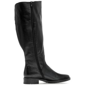 Gabor - 52.029 - Knielaarzen - Zwart - Leer - XL-wijdte