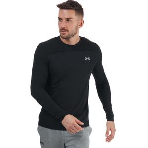 Under Armour - UA Seamless - T-shirt - Zwart - Lange Mouwen