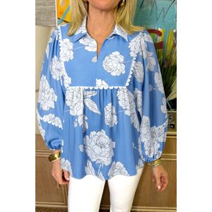Bloemenprint Collared Blouse