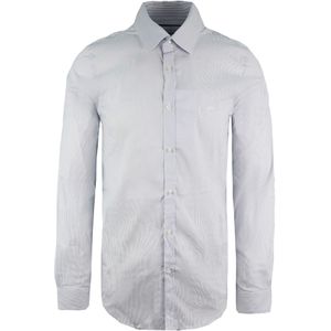 Lacoste - Slim Fit - Overhemd - Blauw/Wit