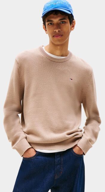 Tommy Jeans - Regular Fit - Gebreide Pullover - Mêlee - Zuiver Katoen