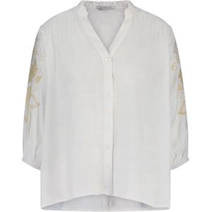 Nukus Ss24046717 tina blouse embroidery off white