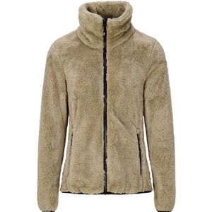 Nordberg - Evy Fleece - Fleece Sweater - Zandkleur - Met Rits