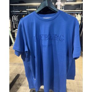 Iceberg Tee big branding cobalt