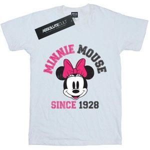 Li-cense Disney dames mickey mouse since 1928 katoenen boyfriend-t-shirt