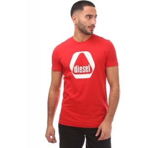 Diesel - T-Diegor 7-E - T-shirt - Rood