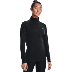 Under Armour - Reflecterende Tech 1/4 Zip Top - Zwart - Dames