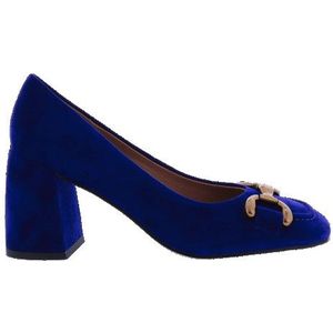 Bibi Lou Dames amber suede pump blauw