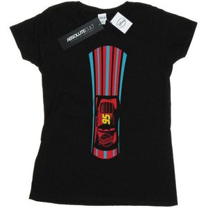 Li-cense Disney dames cars bliksem mcqueen strepen katoenen t-shirt
