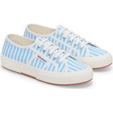 Superga - 2750 Strepen Print - Sneakers - Off White/Azure
