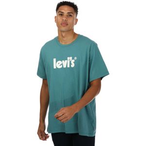 Levi's - B&T T-shirt - Blauwgroen - Heren