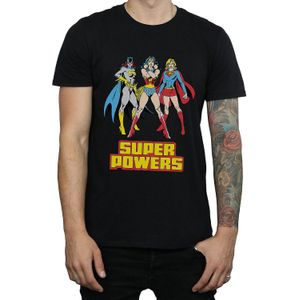 Li-cense Dc super hero girls heren super power wonder woman groep katoenen t-shirt