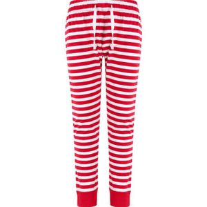 SF Women Dames gestreepte pyjamabroek met manchetten