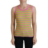 Dolce & Gabbana, Dames, Tops, Veelkleurig, Maat: 3XS Zijde,