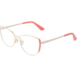 Guess - Cat Eye - Optische Monturen - Oranje - Metaal, Veerscharnieren