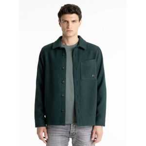 CHASIN' - Foley Structure - Overhemd - Donkergroen