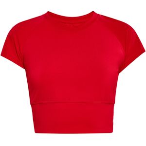 Mymo - Crop-T-shirt - Rood - Dames