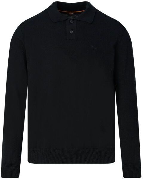 Kleur - Black - Pullover - Polokraag - Lange Mouwen - Regular Fit