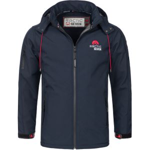 Arctic Seven - Softshell Jas - Navy - Heren - Waterafstotend