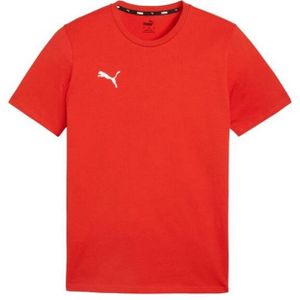 Puma - Heren Team Doel Casuals T-shirt - Katoen - Korte Mouwen