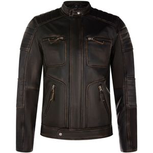 Vintage - Milaan - Bikerjack - Heren - Leren