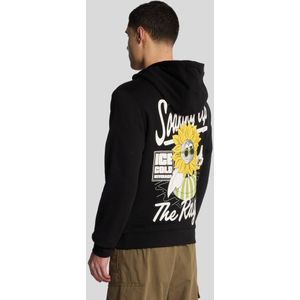 Lyle & Scott - Pool Bar Graphic - Pullover Hoodie - Zwart