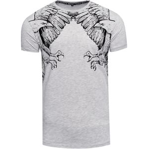 Rusty Neal - T-shirt - Effen Amerikaanse Print - Heren - Normale Pasvorm - 100% Katoen