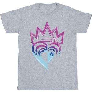 Li-cense Disney heren descendants roze kroon t-shirt