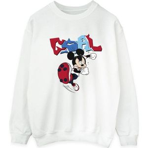 Li-cense Disney heren mickey mouse goal striker pose sweatshirt