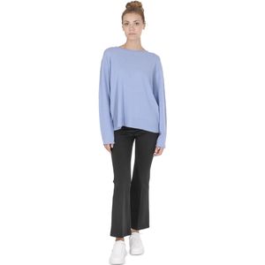 Crown Of Edinburgh Cashmere Dames Oversized Boothals Trui Coe 008 Sky Blue
