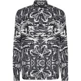 Philipp Plein - Dandy Lion Circus - Overhemd - Zwart - Zijde