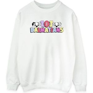 Li-cense Disney dames 101 dalmatiërs multi kleuren sweatshirt