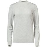 Smashed Lemon - Gebreide Top - Zandkleurig - Lurex - Dames