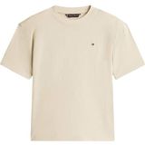 TOMMY HILFIGER Shirt  lichtbeige / pastelblauw / donkergrijs / kersrood