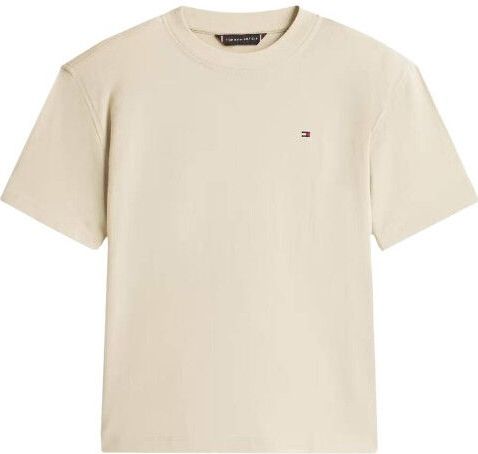 TOMMY HILFIGER Shirt  lichtbeige / pastelblauw / donkergrijs / kersrood