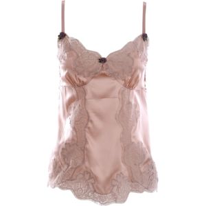 Dolce & Gabbana Women Laced Flower Buttons Top