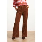 Smashed Lemon - Flared Broek - Bruin - Retro Chic