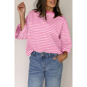 Gestreepte Tieback Blouse