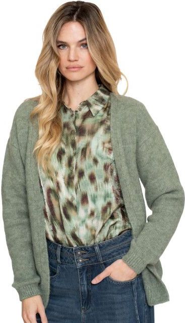 Geisha - Vest - Groen - Dames