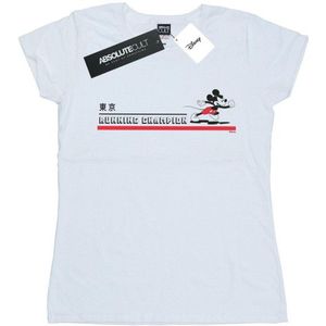 Li-cense Disney dames mickey mouse running champion katoenen t-shirt