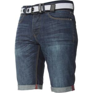 Kruze By Enzo - Denim Korte Broek - Mid Stonewash - Heren