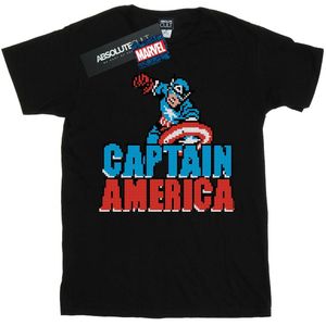 Li-cense Marvel heren captain america pixelated t-shirt