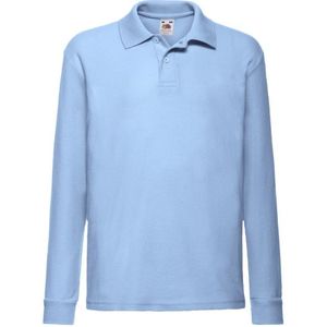 Fruit of the Loom - Polo Shirt - Lange Mouwen - Kinderen