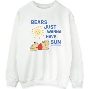Li-cense Disney heren winnie the pooh bears just wanna have sun sweatshirt