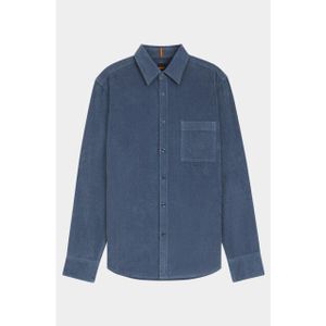 BOSS Orange - Overshirt - Blauw - Corduroy - Relegant 10260285 02 50548976/495