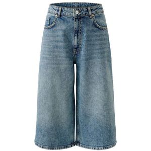 Oui - Bermuda/short 0095396 - Blauw - Korte Broeken