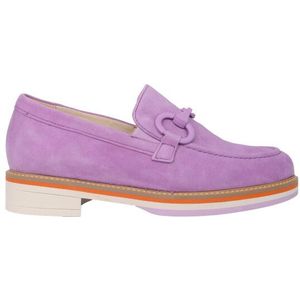 Gabor - Dames Loafer - Paars - Suède - Slip-on Sluiting - Verwijderbaar Voetbed
