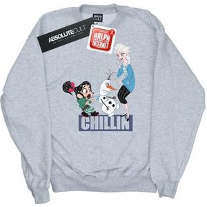 Li-cense Disney dames wreck it ralph elsa en vanellope sweatshirt