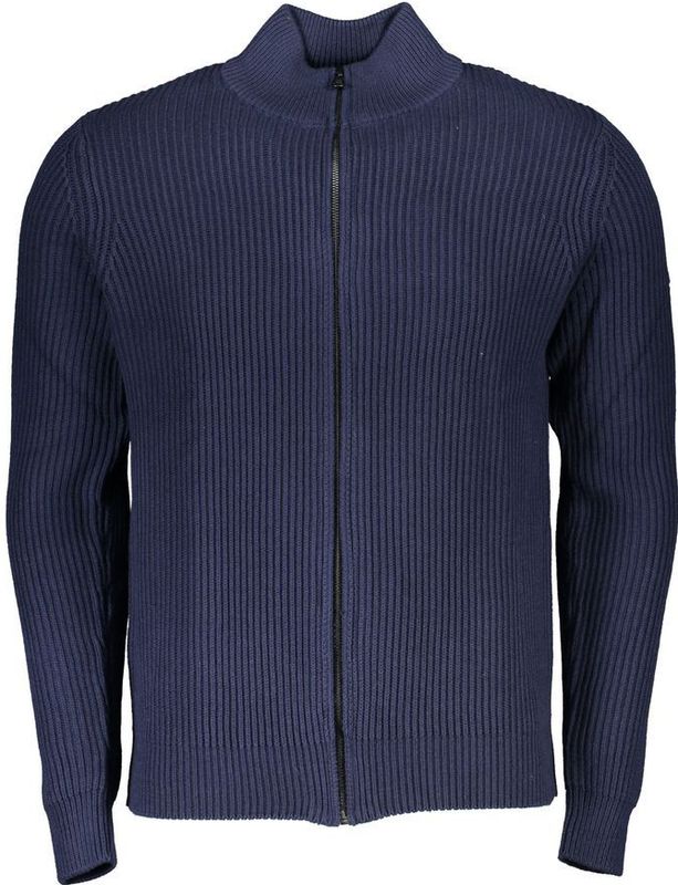 Geribbelde Rits-Cardigan Model No23338