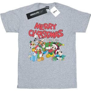 Li-cense - Mickey and Friends - T-shirt - Wit - Katoen - Korte Mouwen